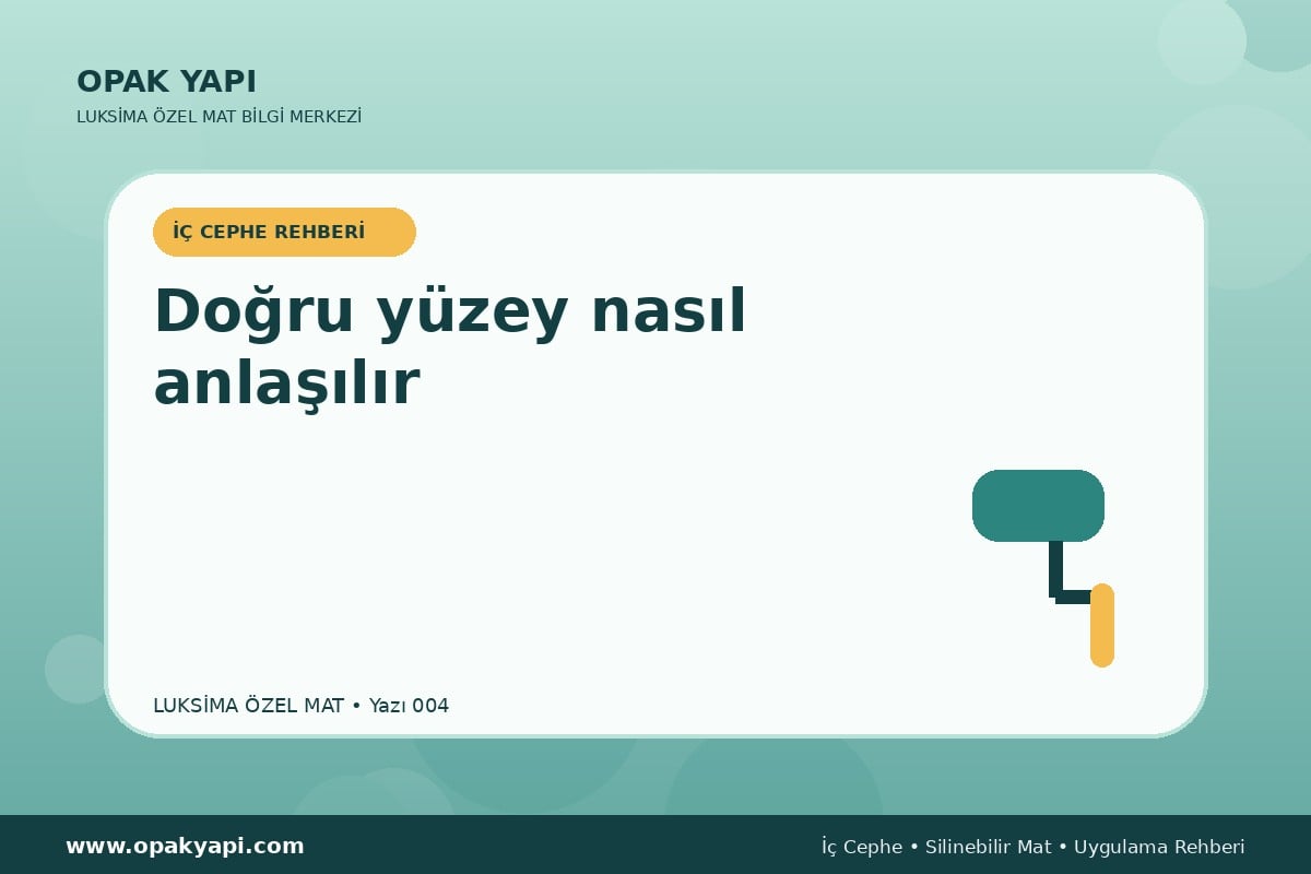 Marshall Luksima Silikonlu Özel Mat: Doğru yüzey nasıl anlaşılır