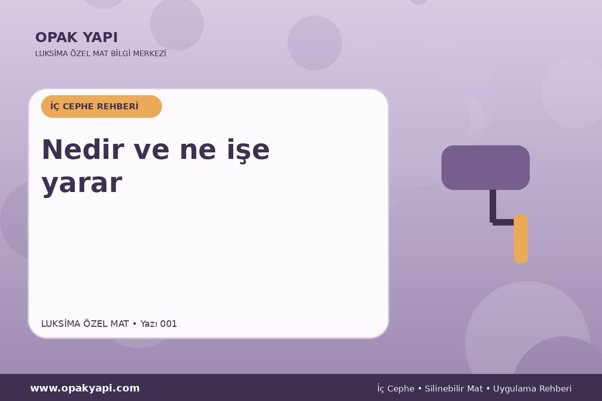 Marshall Luksima Silikonlu Özel Mat: Nedir ve ne işe yarar