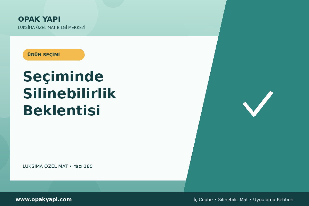 Marshall Luksima Silikonlu Özel Mat Seçiminde Silinebilirlik Beklentisi