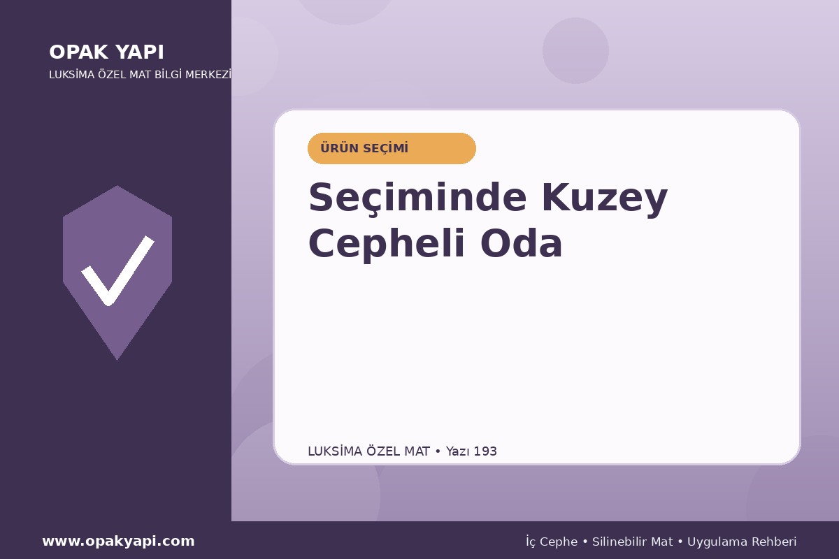 Marshall Luksima Silikonlu Özel Mat Seçiminde Kuzey Cepheli Oda