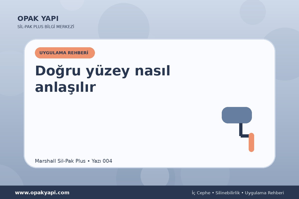 Marshall Sil-Pak Plus: Doğru yüzey nasıl anlaşılır
