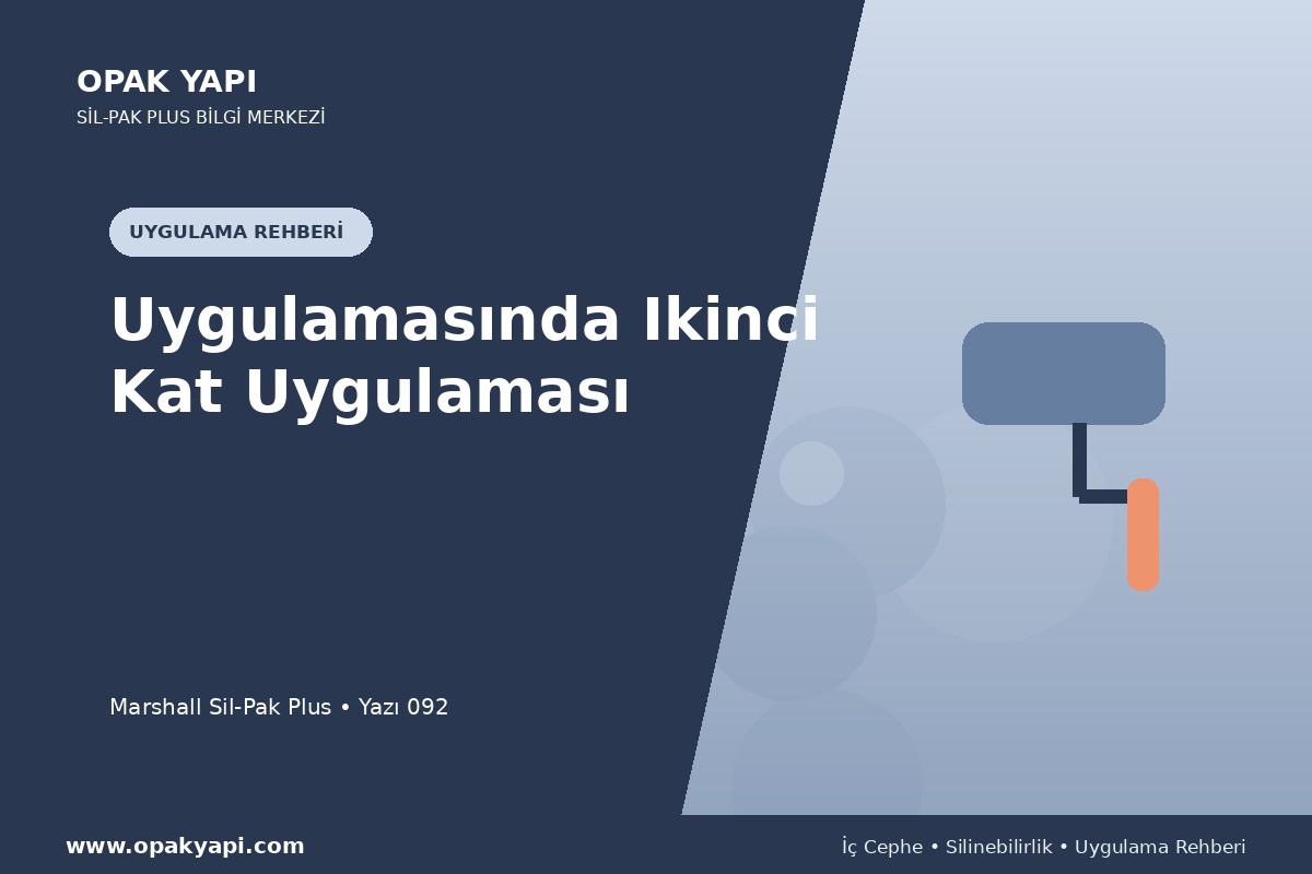 Marshall Sil-Pak Plus Uygulamasında Ikinci Kat Uygulaması