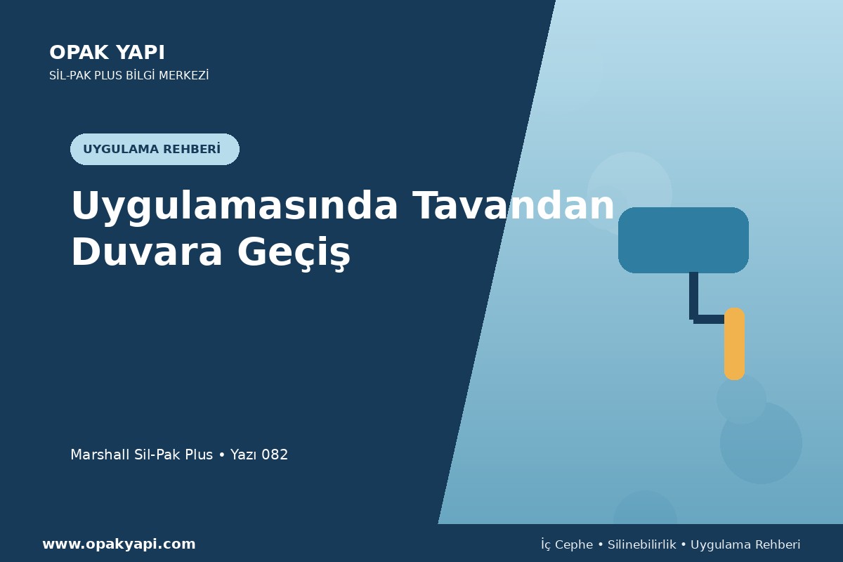 Marshall Sil-Pak Plus Uygulamasında Tavandan Duvara Geçiş