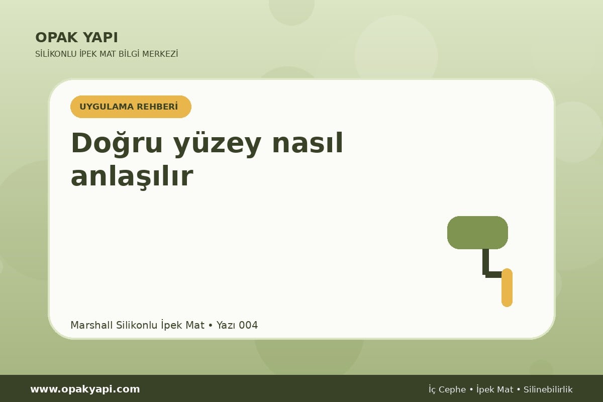 Marshall Silikonlu İpek Mat: Doğru yüzey nasıl anlaşılır