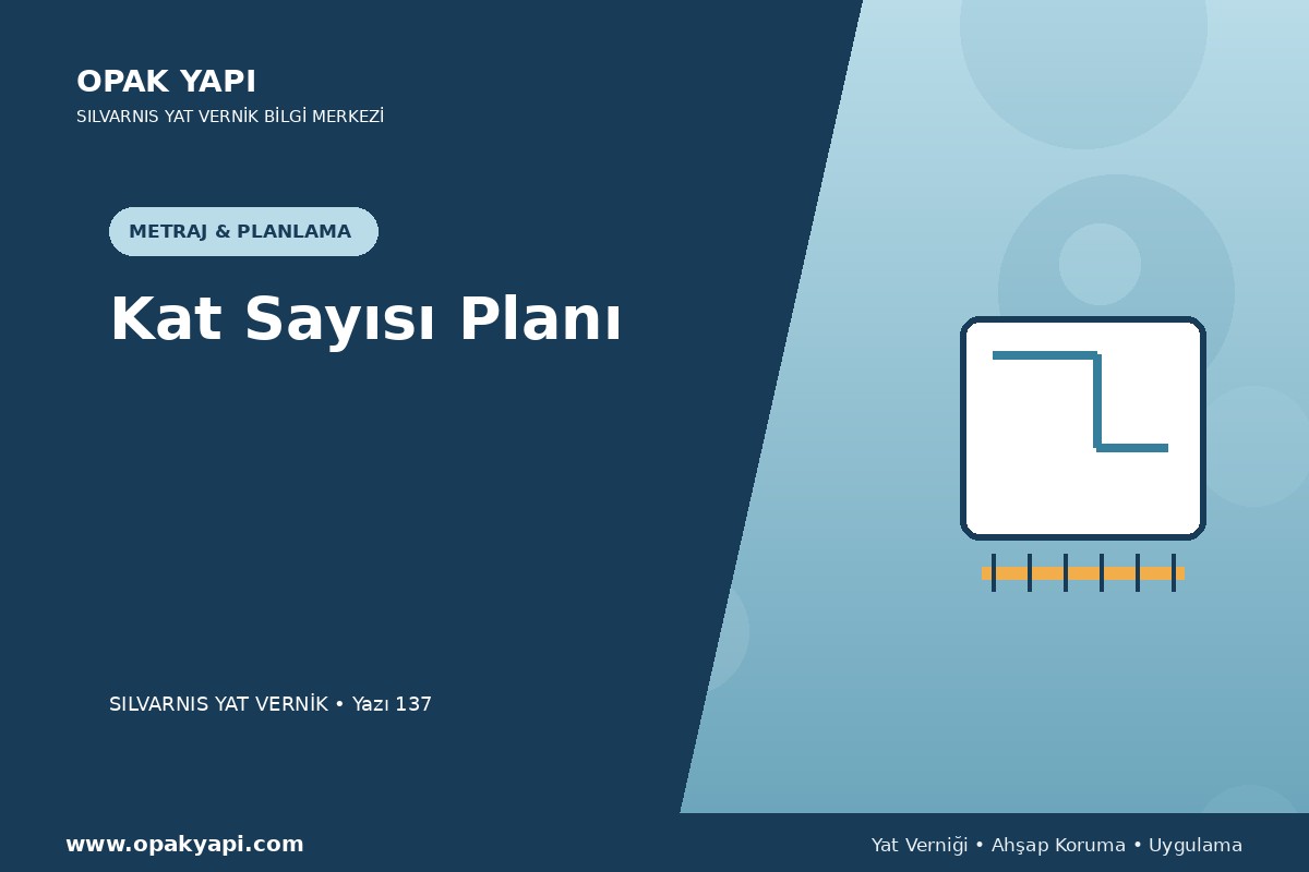 Marshall Silvarnis Yat Vernik İçin Kat Sayısı Planı