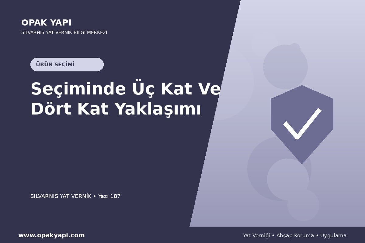Marshall Silvarnis Yat Vernik Seçiminde Üç Kat Ve Dört Kat Yaklaşımı