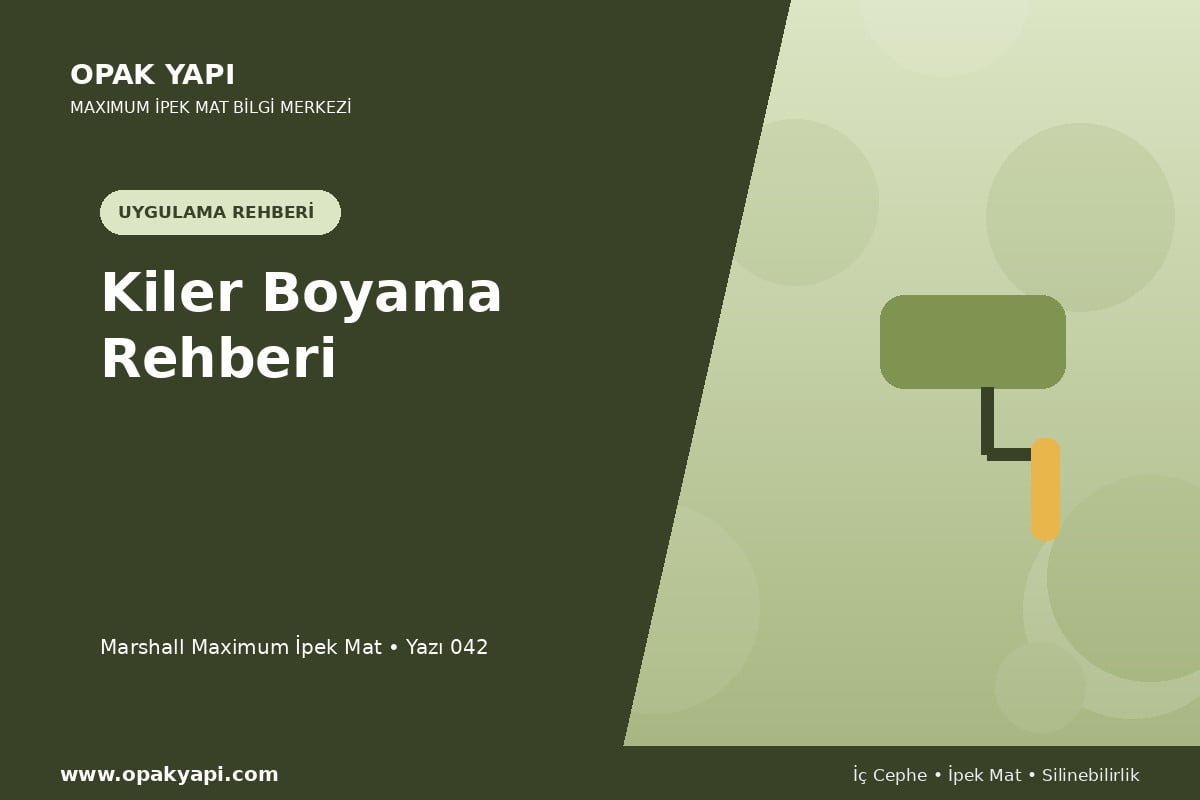Maximum İpek Mat ile Kiler Boyama Rehberi
