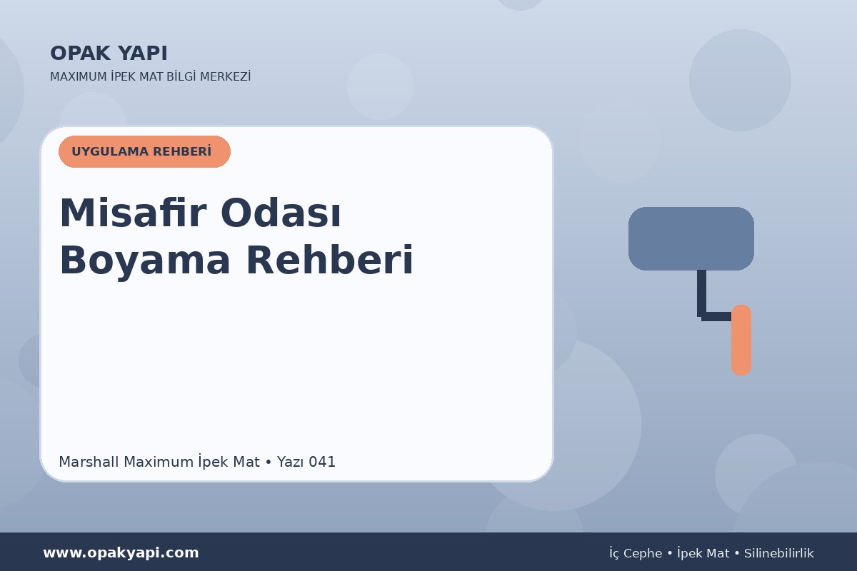Maximum İpek Mat ile Misafir Odası Boyama Rehberi