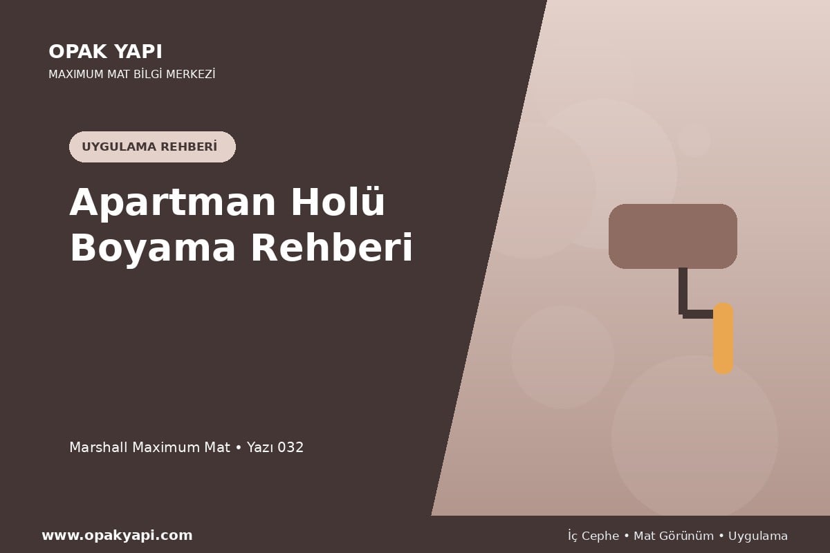 Maximum Mat ile Apartman Holü Boyama Rehberi