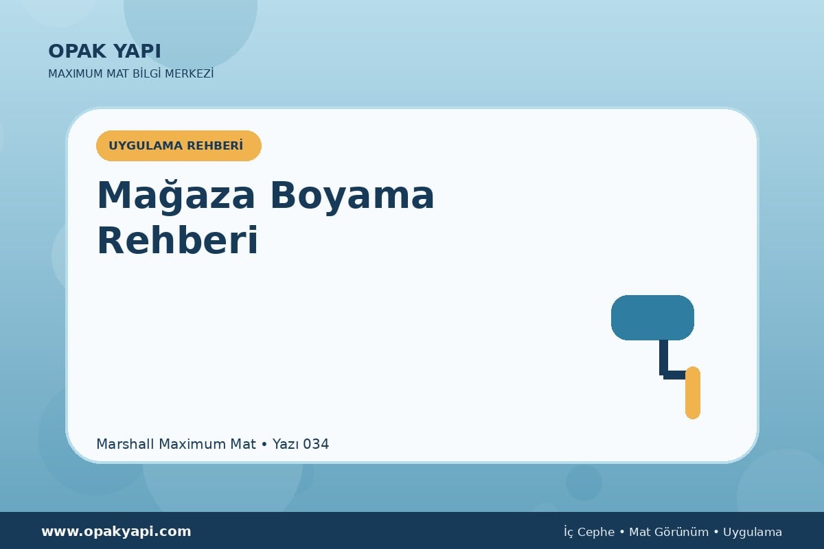 Maximum Mat ile Mağaza Boyama Rehberi