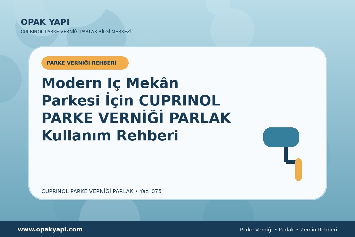 Modern Iç Mekân Parkesi İçin Marshall Cuprinol Classic Parke Verniği Parlak Kullanım Rehberi