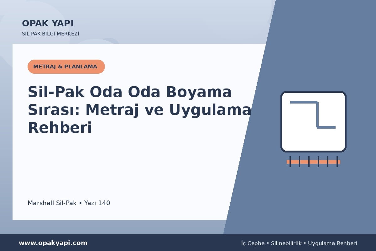 Sil-Pak Oda Oda Boyama Sırası: Metraj ve Uygulama Rehberi