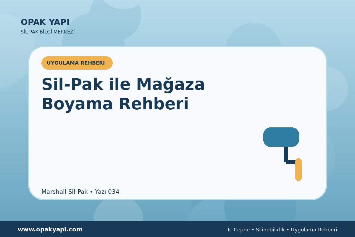 Sil-Pak ile Mağaza Boyama Rehberi