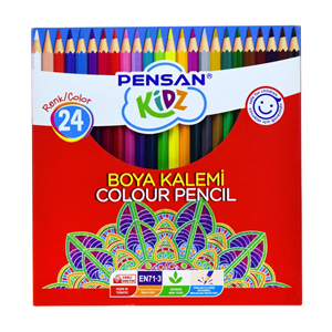 24 Renk Boya Kalemi