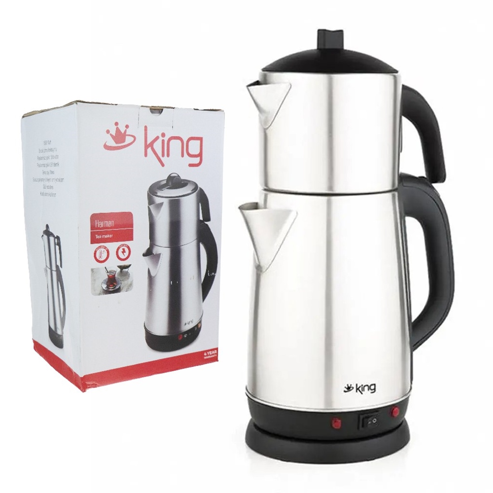 King K-324 Y Harman Çelik Çay Makinesi Fiyatları Depo61'de