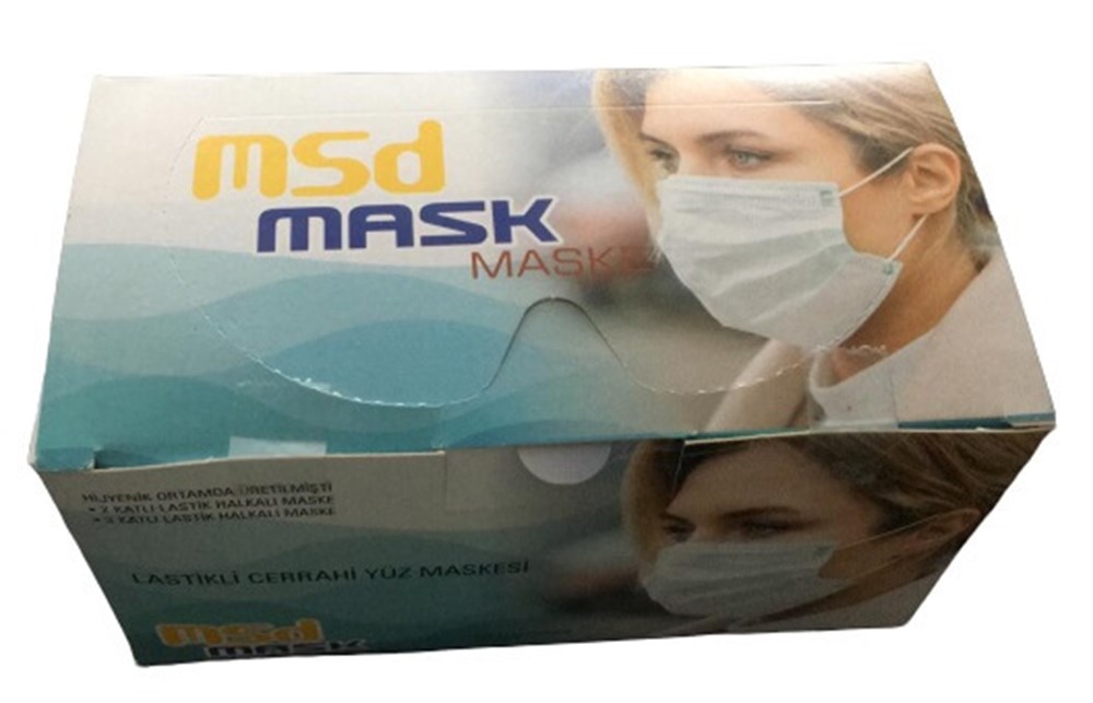 Msd Maske Fiyatları 50'li Paket 44,90 TL | Depo61