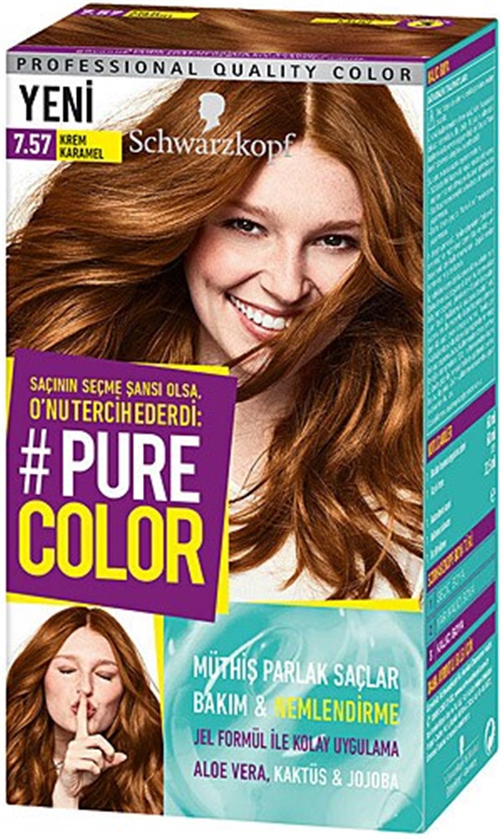 Pure Color Saç Boyası 7-57 Krem Karamel Aynı Gin Kargo