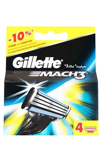 Gillette Mach3 4'lü Yedek Jilet