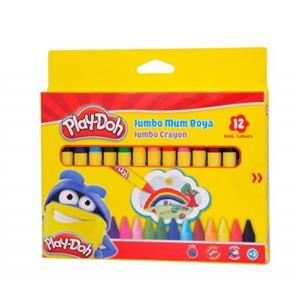 Play-Doh 12 Renk Jumbo Crayon Mum Boya