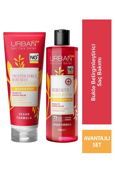 Hibiscus & Shea Butter Bukle Belirginleştirici Saç Bakım Şampuanı Ve Saç Bakım Kremi-vegan