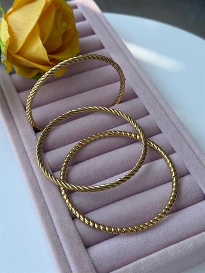 Çelik Burgulu Ajda Bilezik