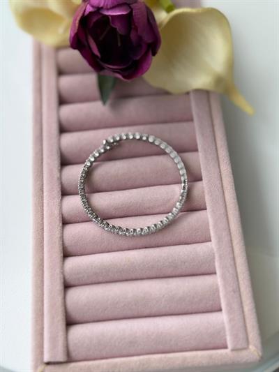 Çelik Gri Esnek İnce Su Yolu Bileklik