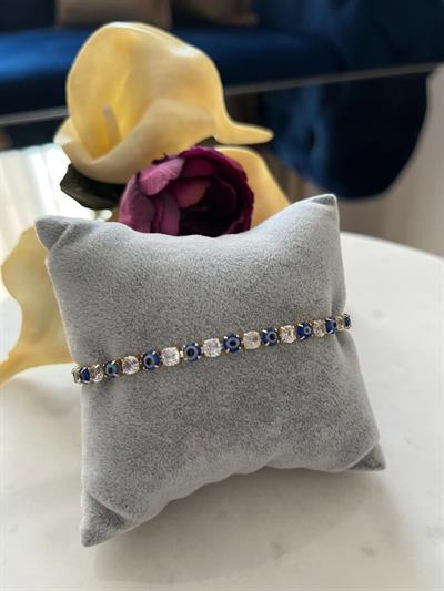 Çelik Laci Nazarlı Su Yolu Bileklik