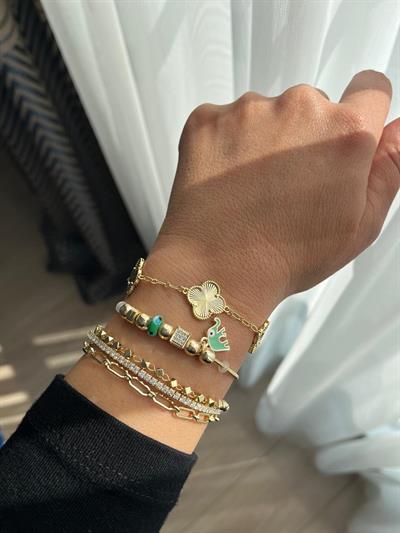Filli Charm Bileklik Yeşil
