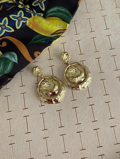 Özel Seri Gold Sallantılı Helen Küpe