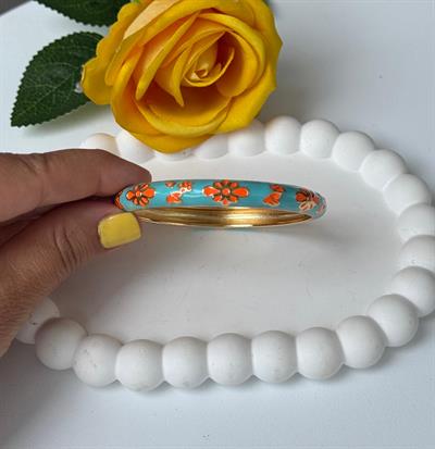 Özel Seri Mavi Mineli Kelepçe Bileklik