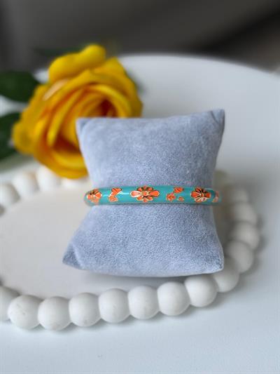 Özel Seri Mavi Mineli Kelepçe Bileklik