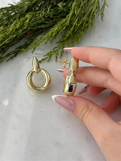 Vip  14k Çivi Küpe