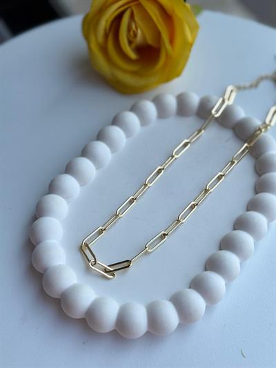 Vip 14k Ataç Zincir Kolye (45cm)