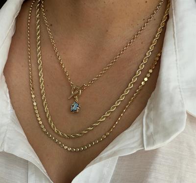 Vip 14k Yıldız Nazarlı Kolye Kombini