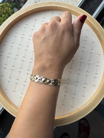 Vip 14k Zirkon Taşlı Kordon Model Bileklik