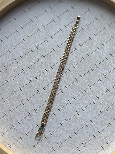 Vip 14k Zirkon Taşlı Örgü Model Bileklik