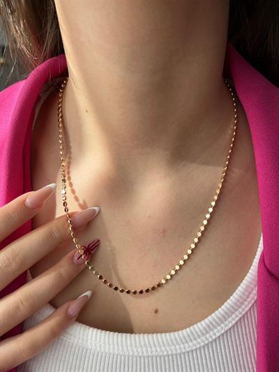Vip 18k Ezme Zincir Kolye