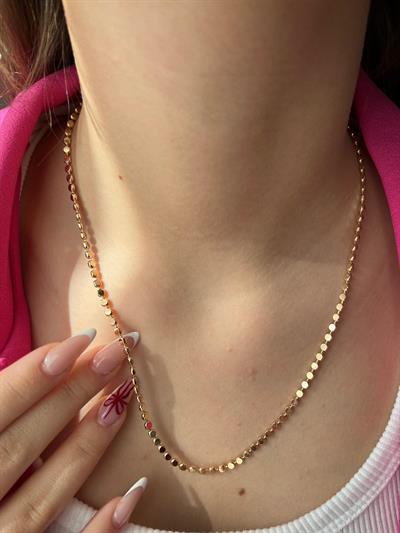 Vip 18k Ezme Zincir Kolye