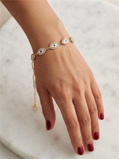 Gold Göz Kuyumcu Model Bileklik