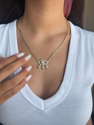 Özel Seri 14k Göz Kolye