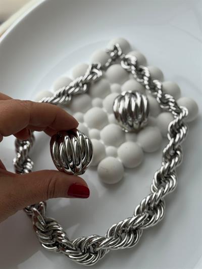 Özel Seri Burgu  Kolye  Kombini