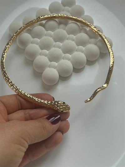 Özel Seri Dore Yılan Kolye