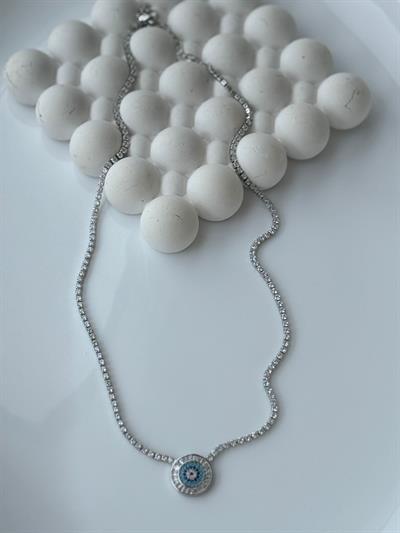 Özel Seri Nazarlı Su Yolu Kolye 