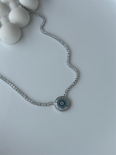 Özel Seri Nazarlı Su Yolu Kolye 