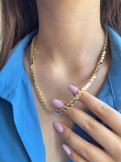 Vip 14k Arpa Zincir Kolye