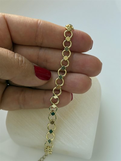 Vip 14k Halkalı Bileklik