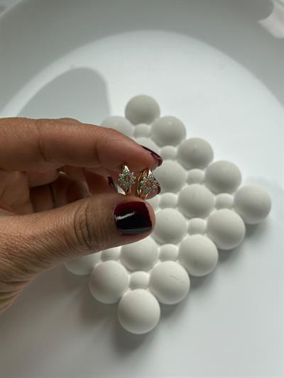 Vip 14k Mini Kuzey Yıldızı Çocuk  Küpe