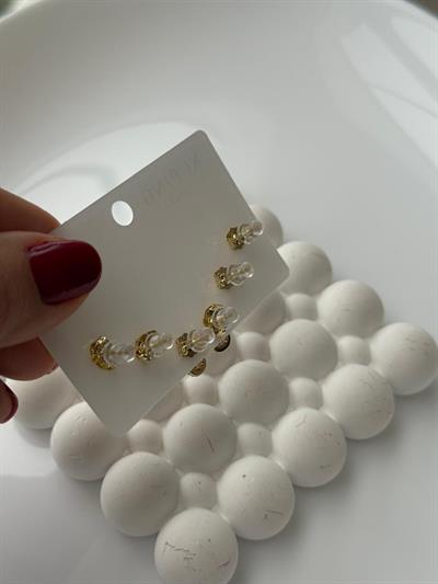 Vip 14k Uğurböceği Set Çocuk Küpe
