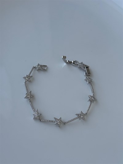 Vip Gri Yıldız Su Yolu Bileklik