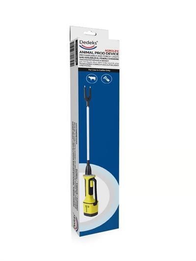 Dedeks Uzun Saplı Işıklı Şarjlı Üvendire - Hayvan Şok Cihazı